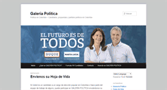 Desktop Screenshot of galeriapolitica.com