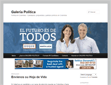 Tablet Screenshot of galeriapolitica.com